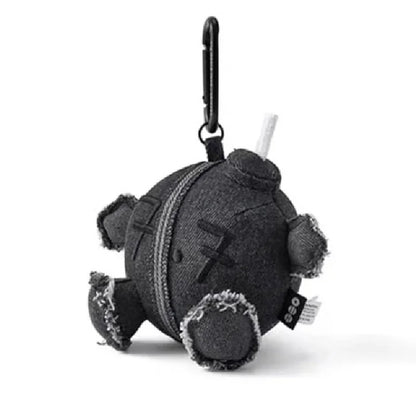 【In Stock】BTS Black Peripheral  Plush Keychain Coal Stove Keychain Pendant Plush Toy Kawaii Christmas Birthday Gift For Fans