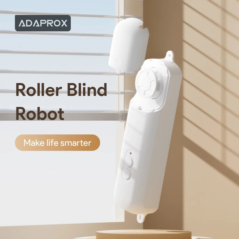Bluetooth Smart Roller Blind Curtain Robot Type C Port Use for Tuya Smart Life Remote Control Google Alexa Siri Voice Control