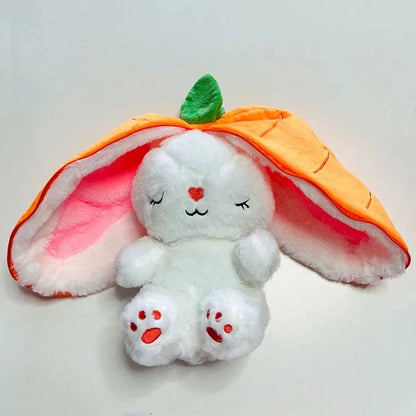 -Cute Music Luminous Breathing Doll with Motion Lights Plush Baby Sleeping Toys Bunny Soft Cartoon Plush Doll Early Childhood