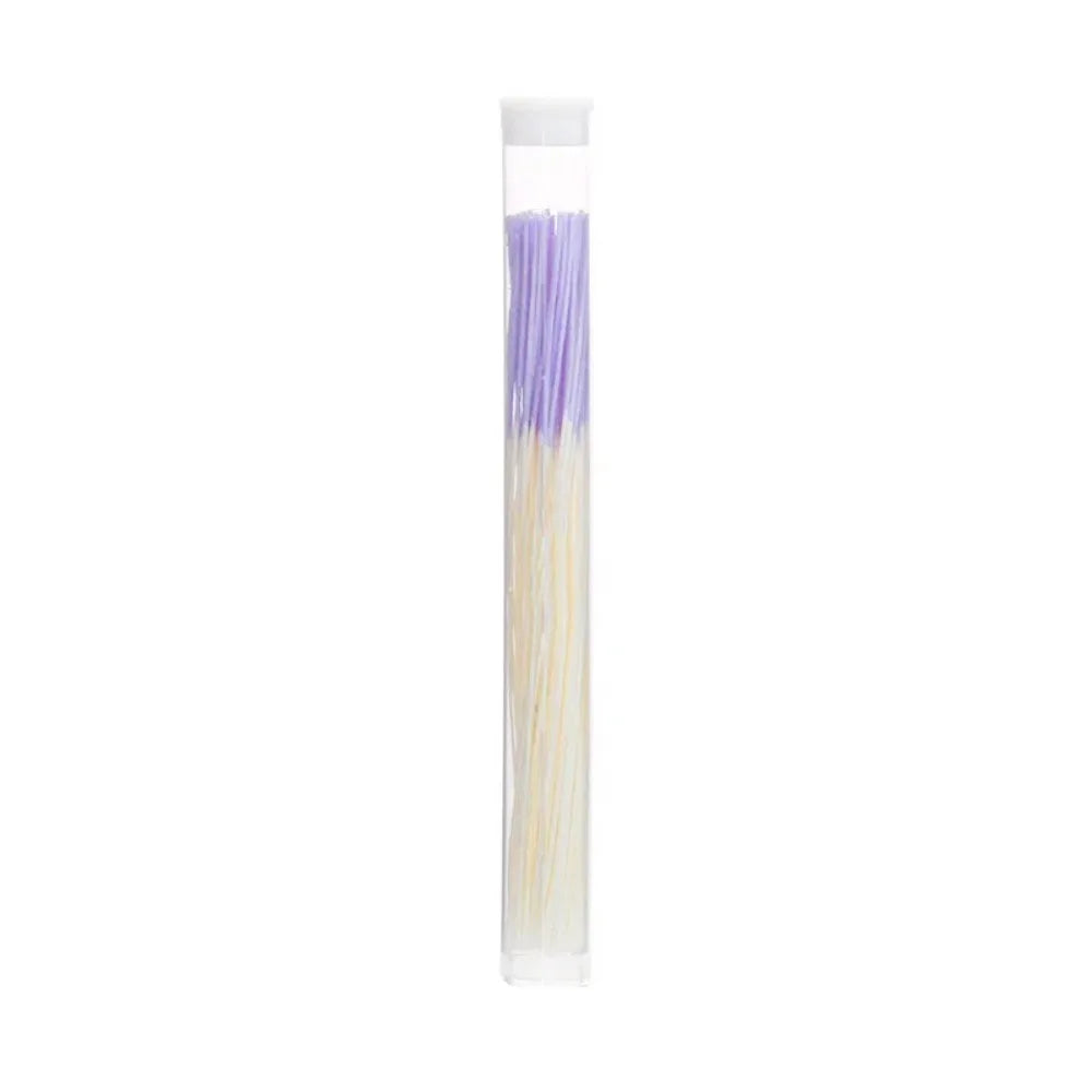 60Pcs Colorful Pierced Ear Cleaning Line Set Paper Floss Herb Solution Ear Hole Cleaning Kit Effective Anti-Blocking