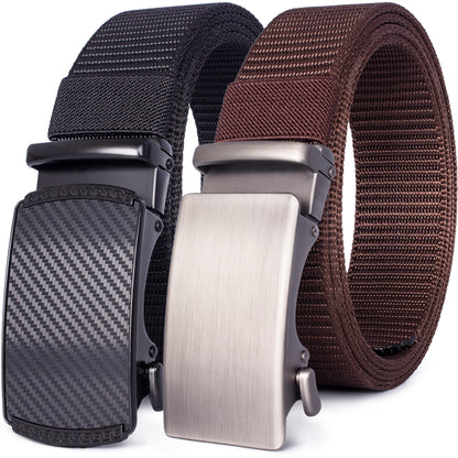 Automatic Buckle Light Comfortable Nylon Military Belt Outdoor Hunting Multifunctional Tactical Canvas Belt High Quality Men Bel