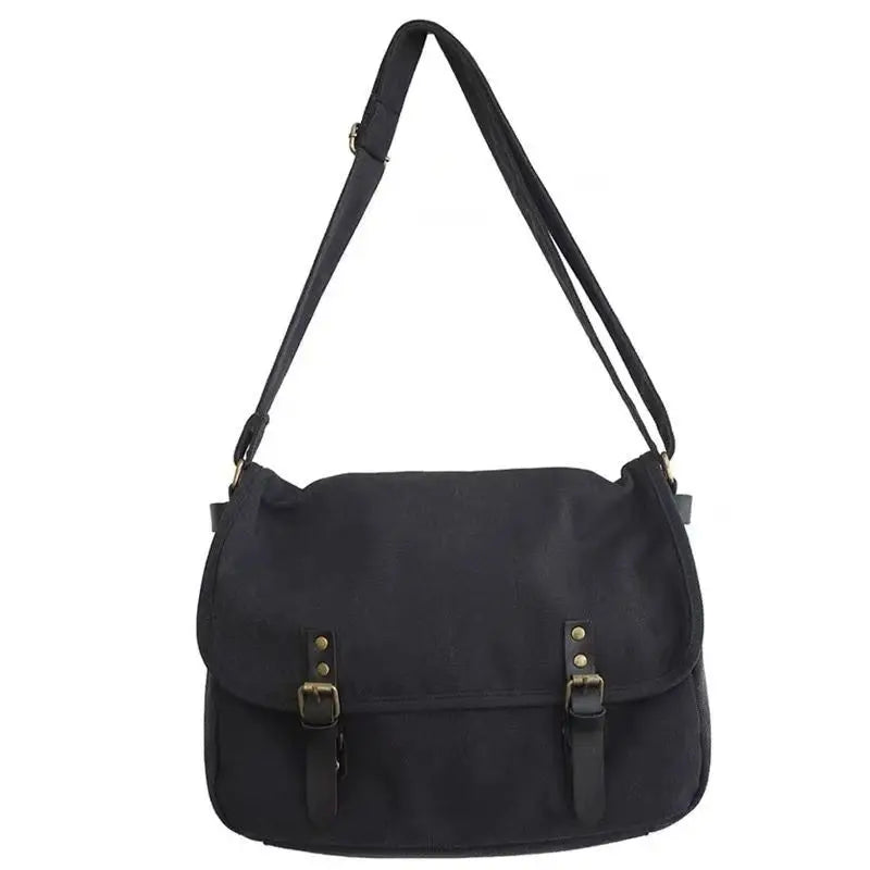 Canvas Large Capacity Mens Casual Handbags Vintage Shoulder Messenger Bag Leisure Student Satchel Package Bolsos Crossbody Bags