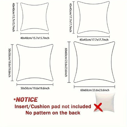 4 PCS Outdoor pillow cover  Coastal Boho Outdoor Throw Pillow Covers , Very suitable for decorating balconies and courtyards.
