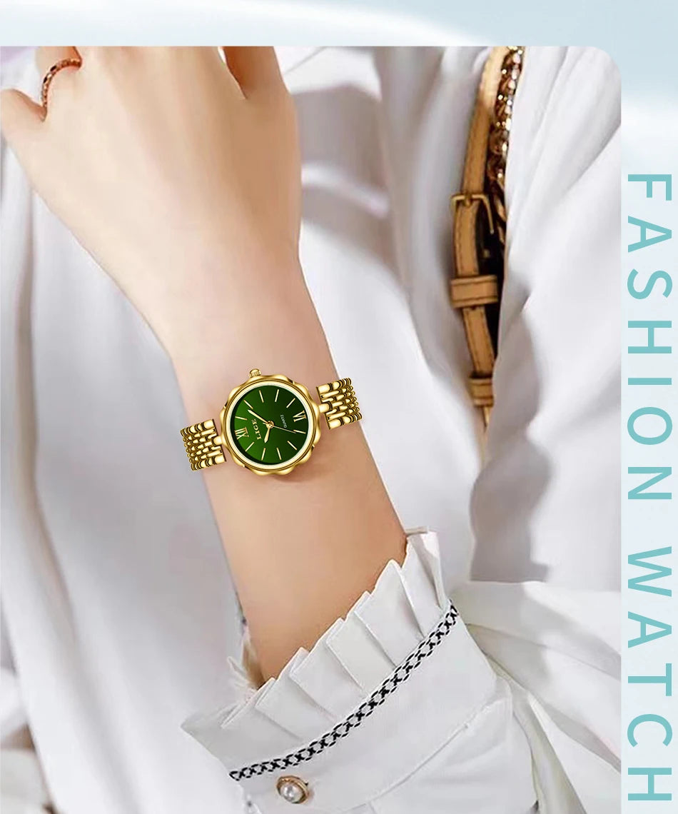 LIGE Quartz Women Watches Fashion Elegant Bracelet Watch For Women Luxury Creative Steel Waterproof Watch Femme Relogio Feminino