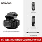 Soonpho M7 Photography Electric Gimbal Remote Control 360° Pan Tilt Head Motorised Gimbal  Auto Face Tracking Tripod