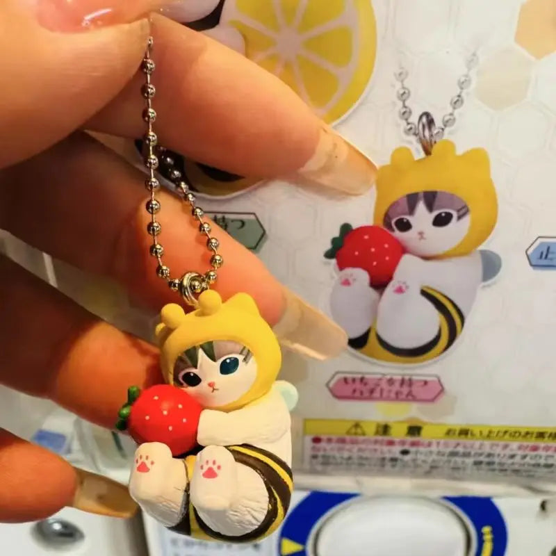 Shaped Mofusand Bee Blind Box Twisted Egg Bee Cat Anime Figure Ornament Cute Doll Handmade Model Decoration Toys Surprise Gift