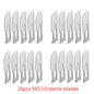 20-100pcs Sterile Carbon Steel Surgical Blades Scalpel Knife for DIY Cutting Phone Repair Carving Animal Grooming Maintenance