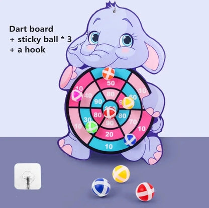 Sticky Ball Dart Board Target Sports Game Toys For Children Outdoor Party Toys Target Sticky Ball Throw Educational Board Games