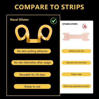 Anti Snoring Nose Clip Soft Silicone Material 3 Sizes Elastic Design For Nighttime Sleep Better Breathing Improved Airflow