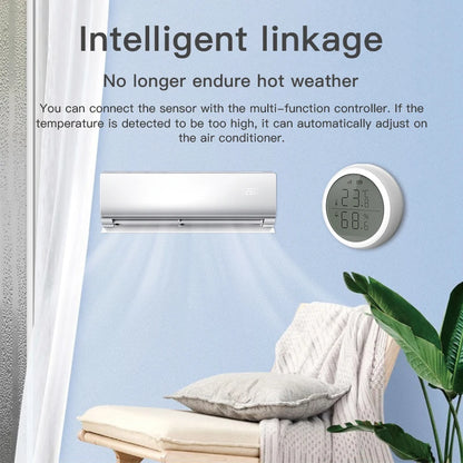 Temperature and Humidity Sensor With LCD for ZigBee Smart life APP Google Alexa Voice Control Support Multi-mode Gateway Option