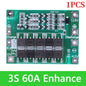 BMS 3S/4S 5A 10A 20A 25A 40A 60A Płytka zabezpieczająca ładowarkę do akumulatorów litowo-jonowych 18650 do wiertarki 12 V z funkcją wzmocnienia/balansu