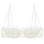 Sexy French Half Cup Invisible Bra Set Soft Underwire Minimizer Push Up Lingerie Set S-XL Comfort Breathable Anti Sag Stylish