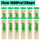 90-1350Pcs Bamboo Wooden BBQ Skewers Sticks Disposable 15/20/25/30cm for Grilling, Fruit, Kabob,BBQ, Barbecue, Camping, Outdoor