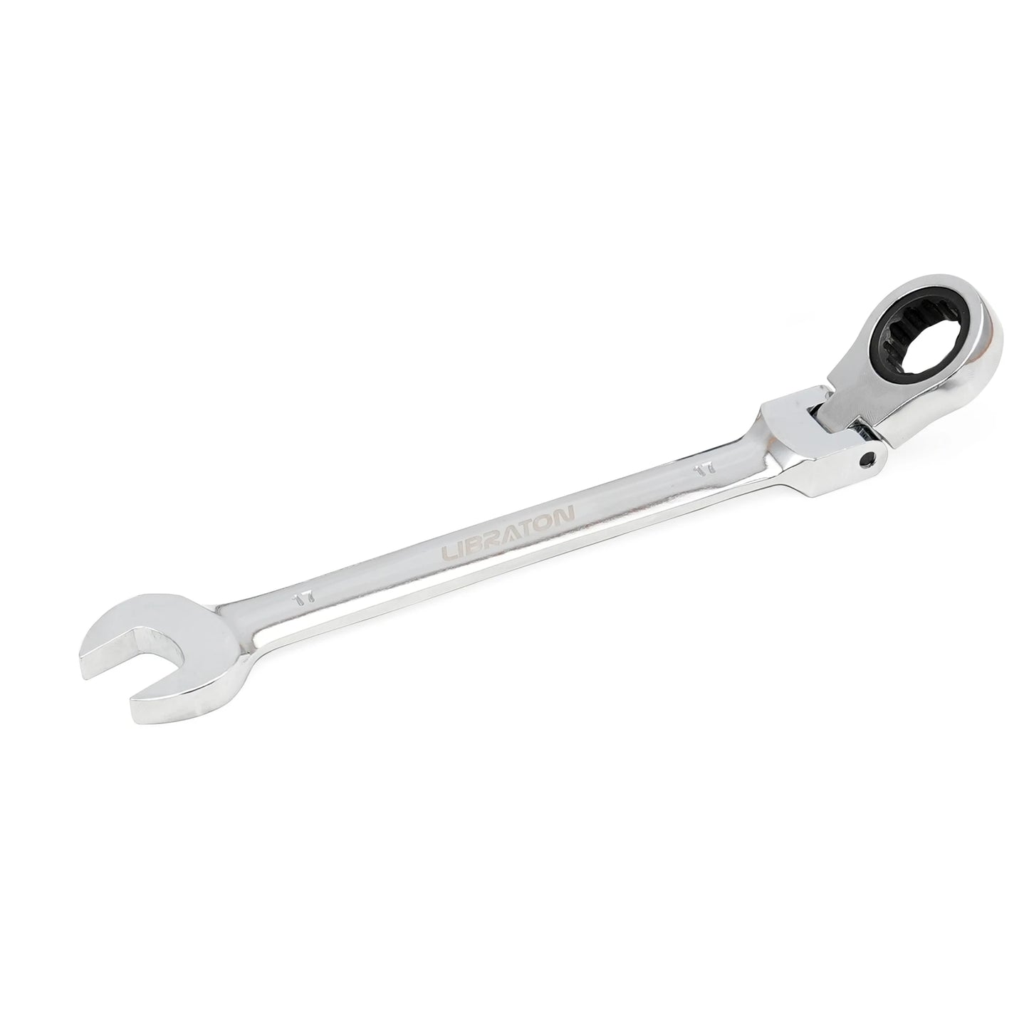 LIBRATON1pc Ratchet Wrench 6mm-19mm, Ratcheting Flexible Head Wrench Set, Reversible Spanner Hand Tool, 72-Tooth Allen Wrench
