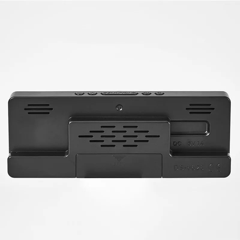 Digital Alarm Clock Voice Control Teperature Snooze Night Mode Desktop Table Clock 12/24H Anti-disturb Funtion LED Clocks Watch