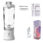 New 4000mAh Portable Juicer Cup 600ML 10-Leaf Blade Powerful Motor Mini Blender for Shakes Smoothis Blender Mixer Cup Outdoor