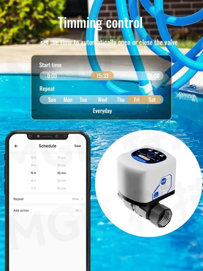 eWelink Zigbee Intelligent Valve DN15/DN20/DN25 App Rmote Control Works With Salutel/Alexa/Alice/Google Assistant/Smart Things