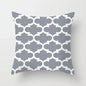 European Gray Pillowcase Geometric Pillow Cover Sofa Cushion Cover Garden Throw Pillows Hotel Outdoor Cushions car Chair 45X45cm