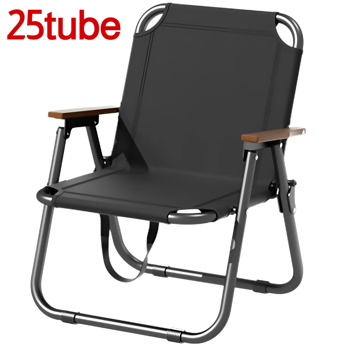Portable Outdoor Folding Chair with Non-slip Mat Support 300kg Oxford Cloth Chair for Camping Picnic Beach Fishing Ultra-light