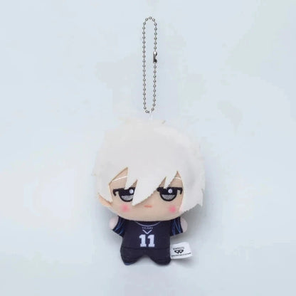 10cm New Blue Lock Plush Pendant KeyChain Yoichi Isagi Nagi Seishiro Mikage Reo Rin Itoshi Itoshi Sae Doll Toy Gift