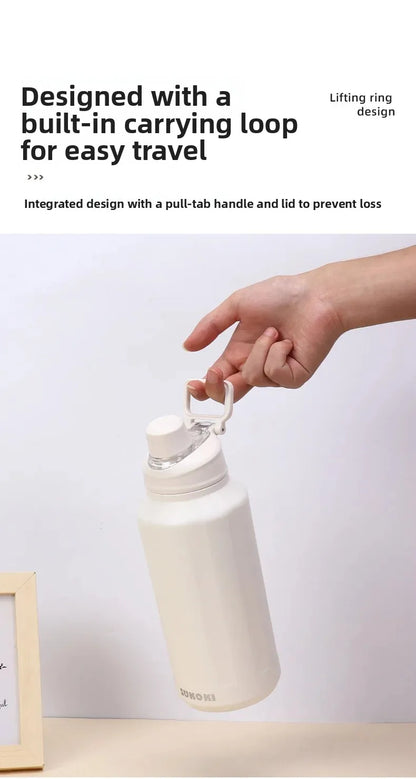 Large Capacity Portable Outdoor Sports Stainless Steel 316 Insulated Water Bottle Handheld Water Jug for Men from Mainland China