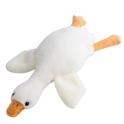 Classics Big White Goose Throw Pillow Fun Internet Famous Goose Plush Body Pillow Accompany Sleep Pillow Sofa Cushion Kids Gift