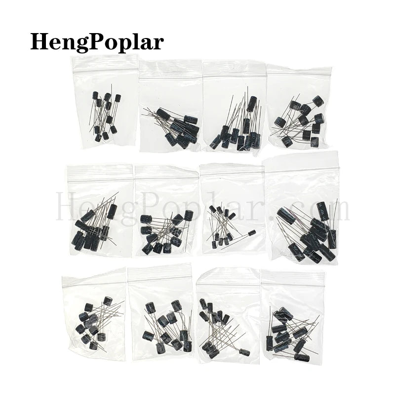 1818PCS Electronic Components Diy Kit Metal Film Resistor Assortment Kit led Diodes Electrolytic Capacitor Ceramic Set