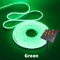 DC24V Solar LED Neon Strip Light Waterproof Warm White Blue Red Pink 6x12mm 2835 120LEDs/m Flexible Neon Rope Light Garden Decor