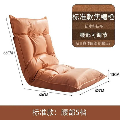 New Human Kennel Lazy Sofa Japanese Tatami Bay Window Chair Bed Back Chair Foldable Dormitory Waist Armrest