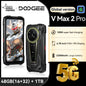 World Premiere DOOGEE V Max 2 Pro 5G Rugged Phone 6.78" FHD+ IPS 120Hz Display 48GB+1TB 22000mAh 200MP 120W Smartphon Android 16