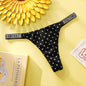 VS Underwear Thong Hipster Seamless Women Polka Dot Lace Bikini Cheeky Panties Set Victoria Secret Breathable Cotton Hipster