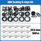 O Ring NBR Seal Washer Plumbing Gasket Thickness 1/1.5/2.0/2.4/3.1/4.0 Nitrile Butadiene Rubber Spacer Oil Resistance Oring Kit