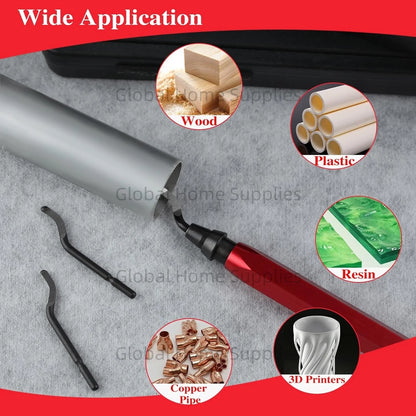Deburring Tool Set RB1000 with Swivel Blades 1 or 11 PCS BS1010 BS1018 BK3010 BS3010 Metal Handle Deburr Tool Edge Burr Remove