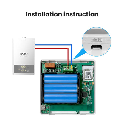 AVATTO WiFi/ZigBee Low Power Battery Smart Thermostat Water Gas Boiler Temperature Controller For Tuya Alexa Google Home Alice