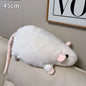 Cute 30/45/90cm Mouse Doll Cartoon Plush Flower Branch Rat Doll Soft Oversized Animal Figure Kids Gift Birthday