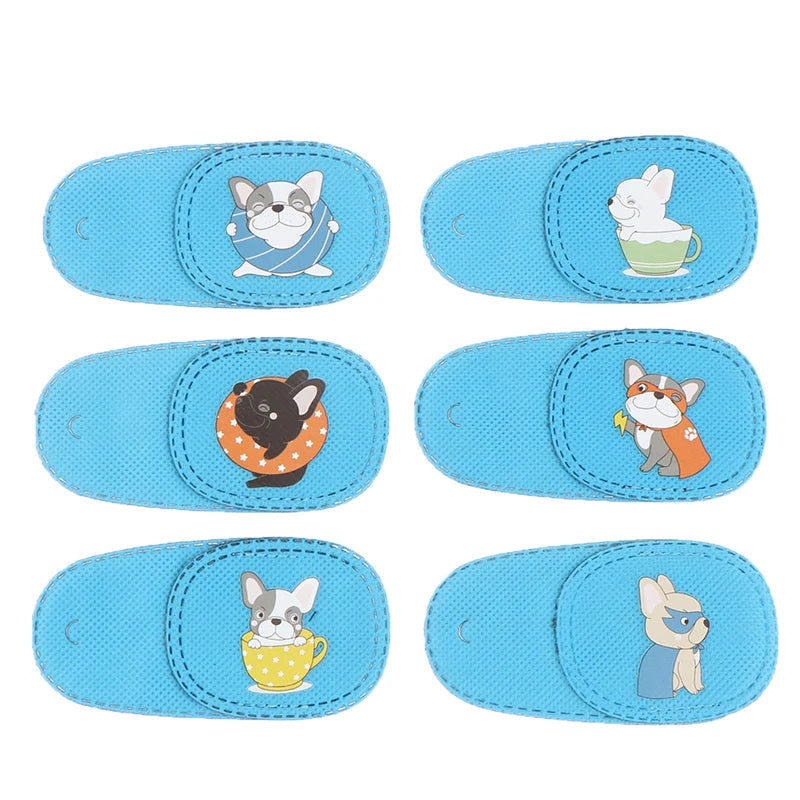 【6Pcs/set Children Health Care Kids Occlusion Medical Lazy Eye Patch Eyeshade For Kids Strabismus Vision Care Kit】
