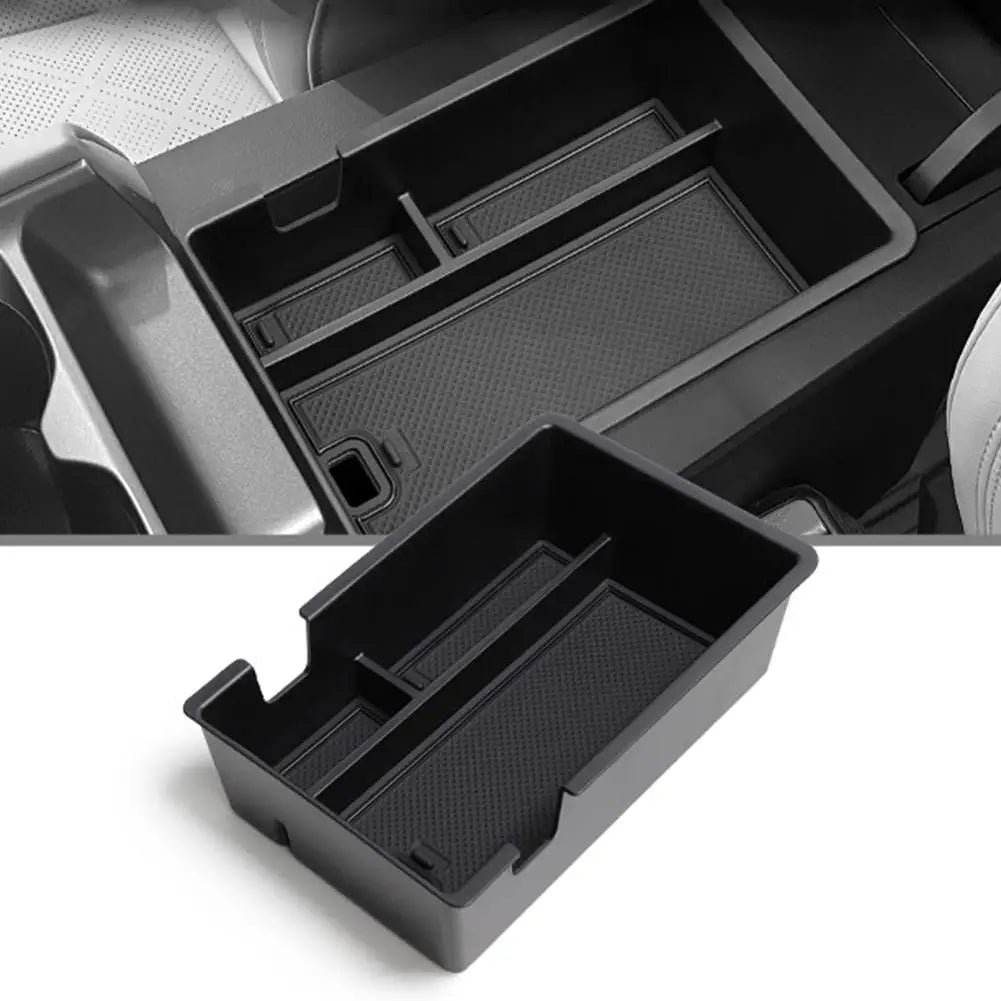 Armrest Box Storage Tray For BYD Yuan Pro Yuan UP ATTO 2 EV 2024 2025 Non-slip Armrest Storage Box Car Interior Accessories V9M5