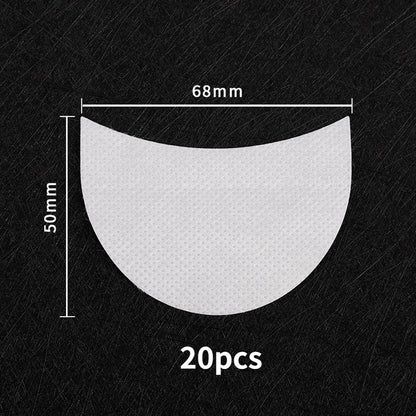 20-50pcs Disposable Eyeliner Shield Eyeshadow Shields Protector Pads Lint Free Patch False Eyelash Extension Eye Makeup Stencils