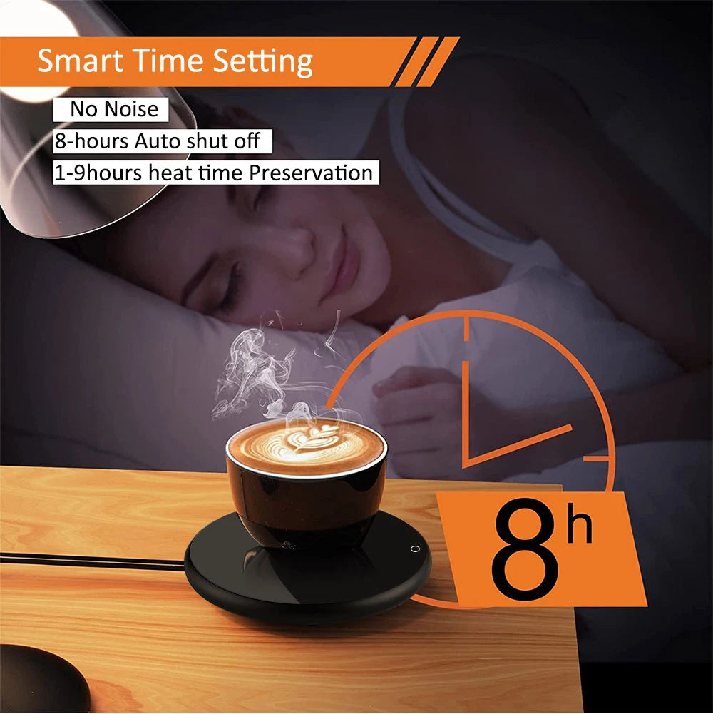 USB Cup Warmer Electric Heating Coaster Coffee Mug Warmer For Home Office Desktop Coffe Milk Tea Cup Warmer Portable Cup Heater