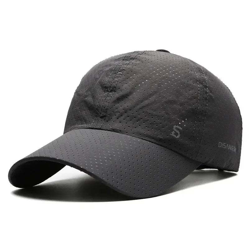 Oryginalny design Czapka do biegania Cienka Szybkoschnąca Oddychająca z daszkiem Kaczka Outdoor Męska Przeciwsłoneczna Letnia Wędkarstwo Czapka Baseballowa