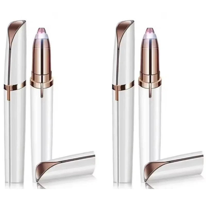 1-4Pcs Electric Eyebrow Trimmer Security Hair Removal Eye Brow Epilator USB Charger Mini Shaper Shaver Hair Removal Beauty
