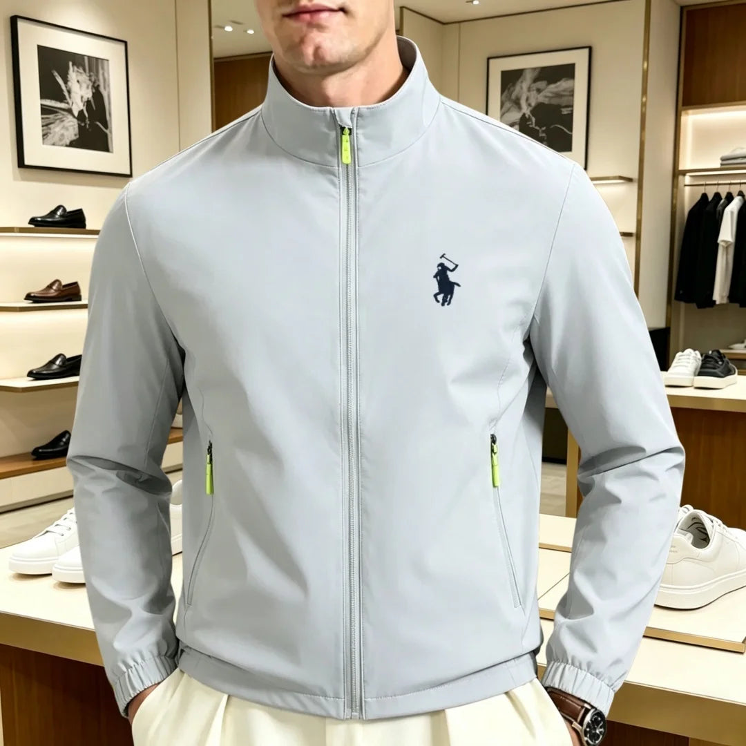 2026new high-end brand men's women's long sleeve zipper jacket autumn fashion exquisite Embroidery waterproof wear-resistant top