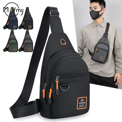 Chest Bags Men's Backpack Multiple Pockets Shoulder Crossbody Bag Large Capacity Outdoor Sports Hiking Bag Carteira Masculino