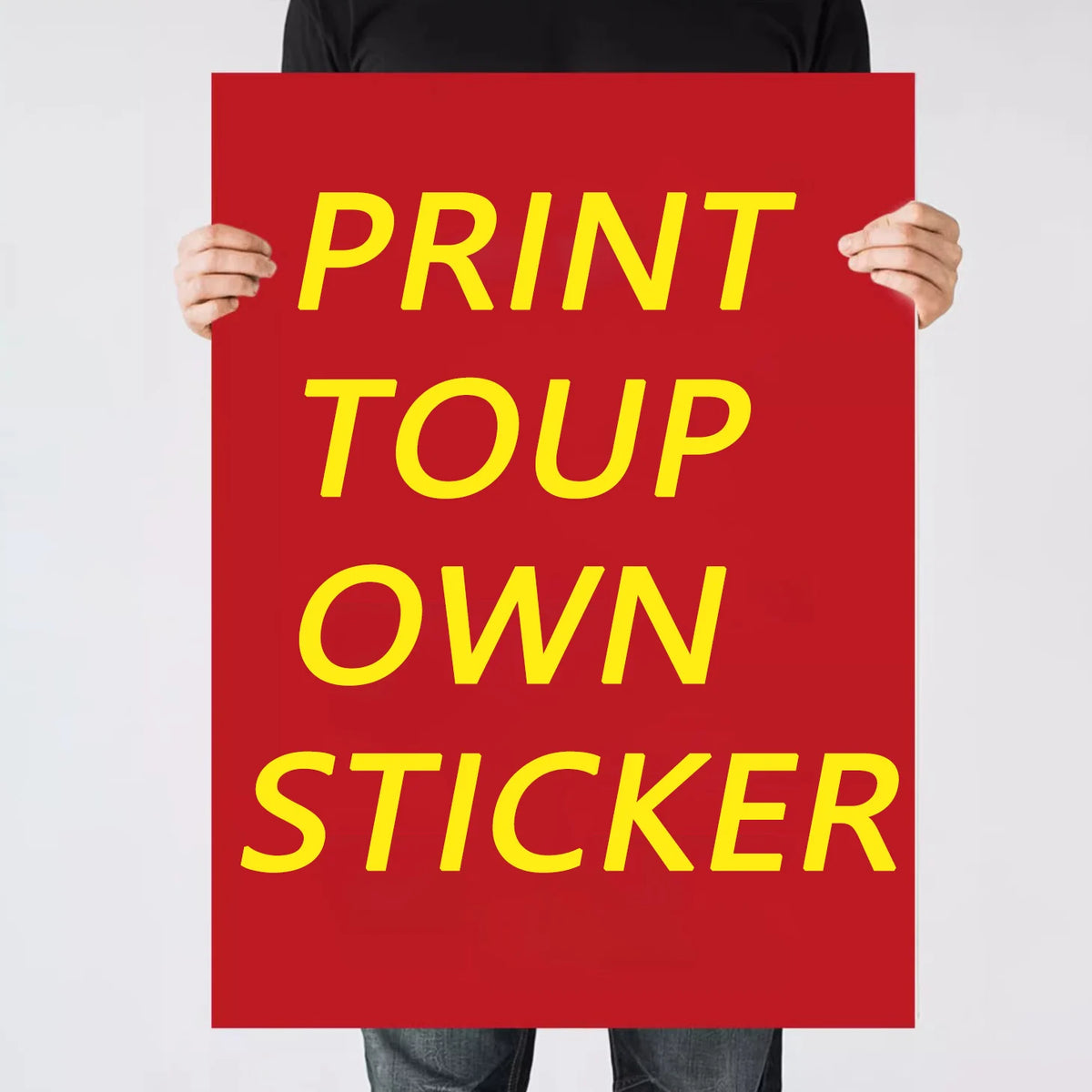 Custom PVC Self-Adhesive Sticker - Personalized Wall Art, Can Use Your Photos, Perfect For Home Decor And Promotional Stickers