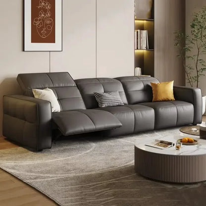 Luxury Couch Reclining Sofas Leather Black Seating Power Office Reclining Sofas Massage Sillas De Escritorio Home Furniture