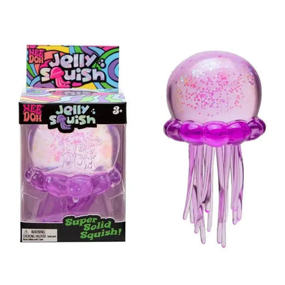Trending Needoh Fuzz Ball Jellyfish Squishy Blind Box Random Color Soft Stress Relief Toy Cute Relaxing Squeeze Sensory Toy
