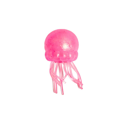 Glitter Octopus Squishy Toy Soft Stress Relief Fidget Toy Squeeze Jellyfish Squishy Compression Decompression Toy for Kid Adults