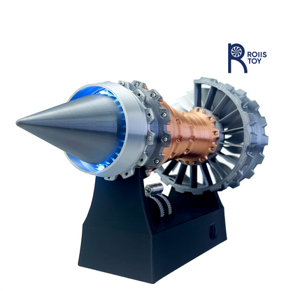 Super Turbofan Engine Model Brushless Motor Function Fan Electric High Performance Power Turbine Cool Boutique Toy Gi