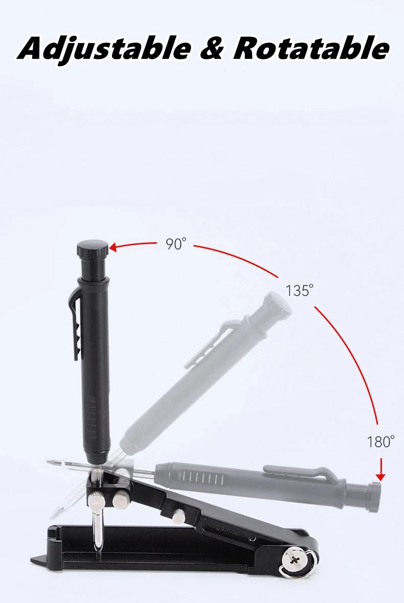 Multi-function Scribing Ruler Contour Gauge Scribe Compass Carpentry Graffiti Line Measuring Hand Tools Woodworking Construction