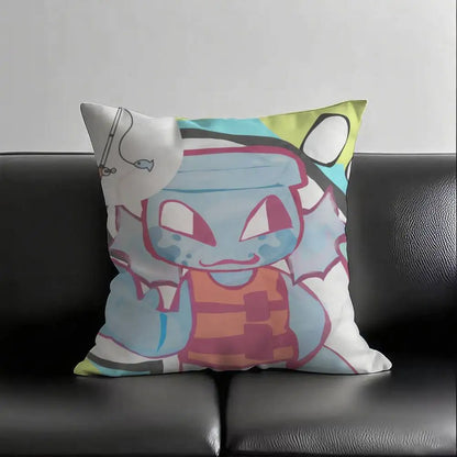 1pc Anime D-Dandys World Finn Pillow Case Fashion Square Pillowcase Bedroom Sofa Room Ins Decoration Leisure